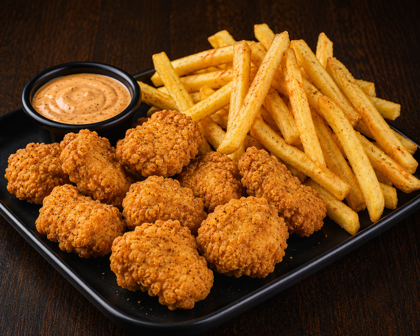 Hotshots or Nuggets with Fries